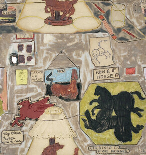 复古风创意地图插画作品