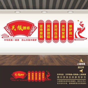 民族团结文化墙