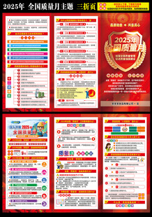 全国质量月折页