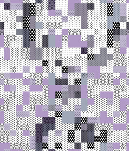 紫色像素风格几何 数码 格子