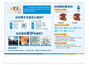眼部健康知识宣传页