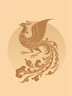 凤凰插画