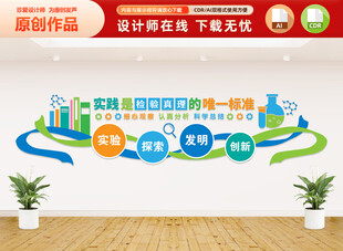 化学教室文化墙