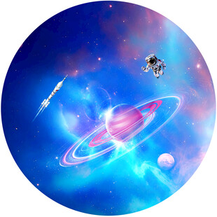圆形星空