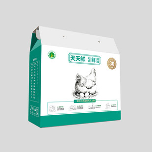 无抗鲜蛋包装盒