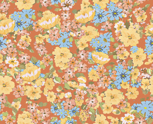 复古风花卉图案背景