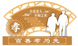 孝文化宣传图