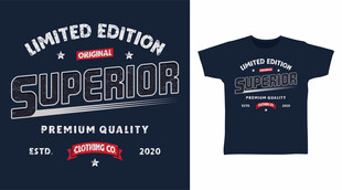 限量版优质T恤设计