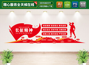 长征精神文化墙