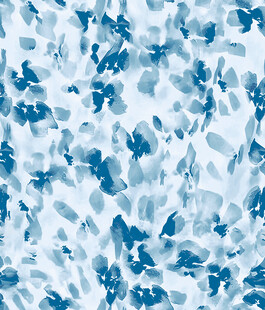 蓝白花卉图案纹理背景