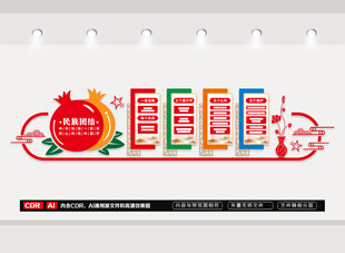 民族团结文化墙