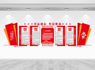 党员权利义务文化墙