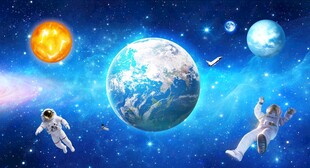 太空宇宙星空图片软膜