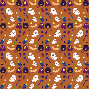 万圣节主题图案背景