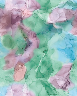 梦幻水彩花卉纹理图案