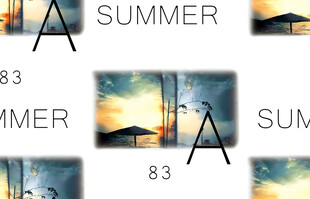 夏日风景图案设计素材