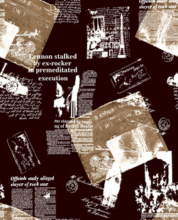 复古报纸风图案纹理