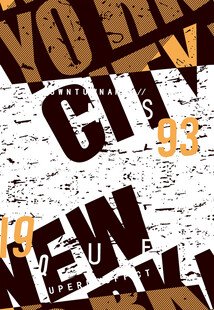 复古风字母图案背景