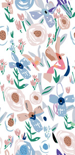 花卉图案背景图