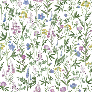 清新花卉图案背景