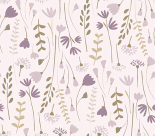 淡紫色花卉图案背景