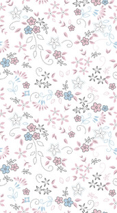 清新花卉图案背景