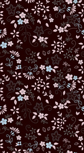 深色碎花布料纹理图案