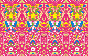 多彩民族风几何图案纹理