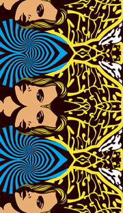 抽象几何图案艺术纹理