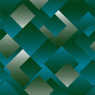 绿色几何方块拼接背景