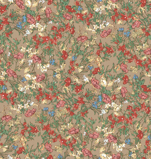 复古碎花图案布料纹理