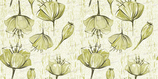 清新植物花卉图案背景