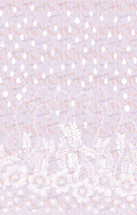 淡粉色蕾丝花纹布料