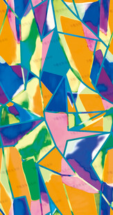 多彩几何抽象艺术图案