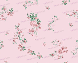 粉色花卉图案背景纹理