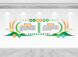 关注食品安全文化墙