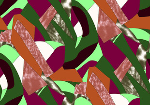 多彩几何抽象图案纹理