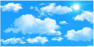 蓝天白云