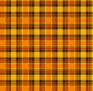 橙黄格子图案背景