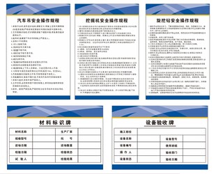 管理制度文件展示