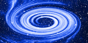 蓝色旋涡星空顶