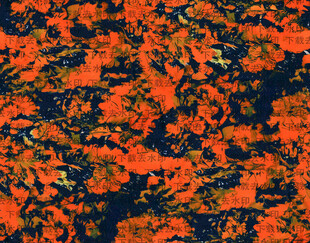 橙黑抽象纹理图案