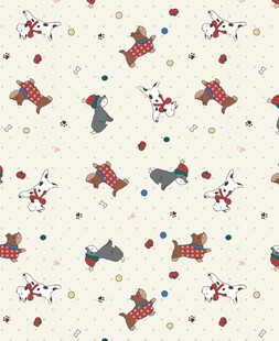 可爱动物图案的温馨背景