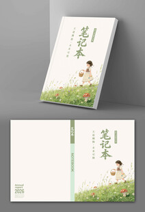 可爱风笔记本封面设计