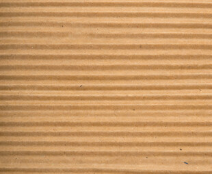 瓦楞纸板纹理特写