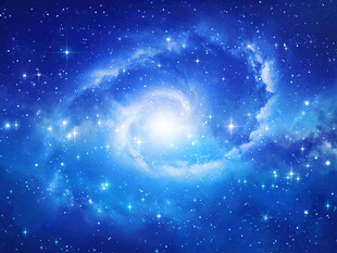 蓝色星系宇宙星空