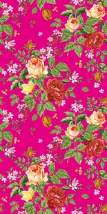 粉色花卉图案布料纹理