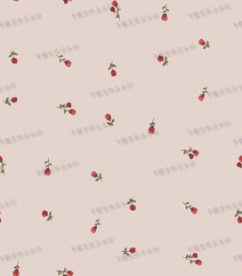樱桃碎花图案背景纹理