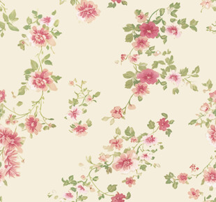 粉色花卉图案背景