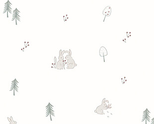 清新森林风动物植物